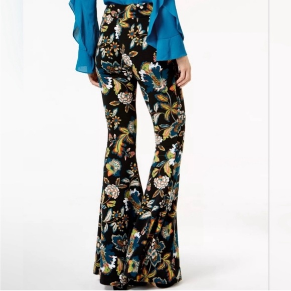 Anna Sui x I.N.C. Floral Flared Pants - Picture 2 of 7